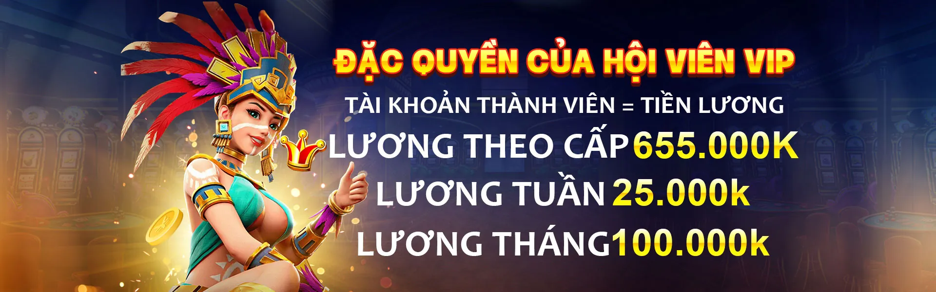 Huy hiệu cấp độ VIP Vàng của saowin, biểu thị những đặc quyền vàng và sự công nhận đặc biệt.